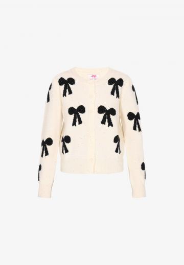 Жаккардовая вязаная кофта