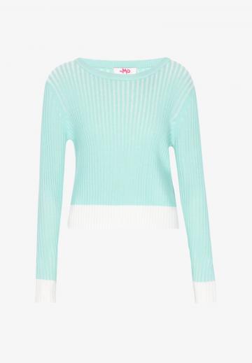 Пуловер в полоску