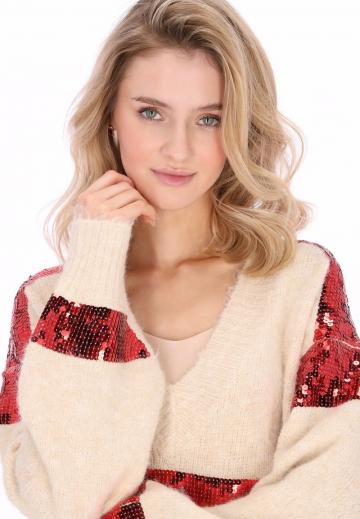 Длинный пуловер