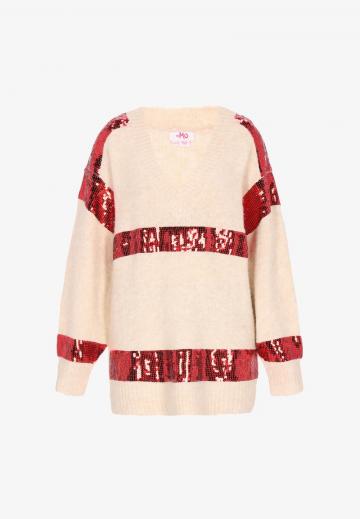 Длинный пуловер