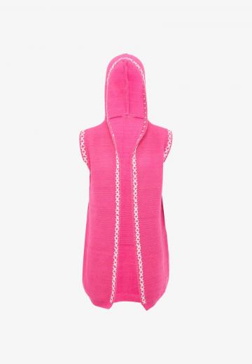 Длинный жилет