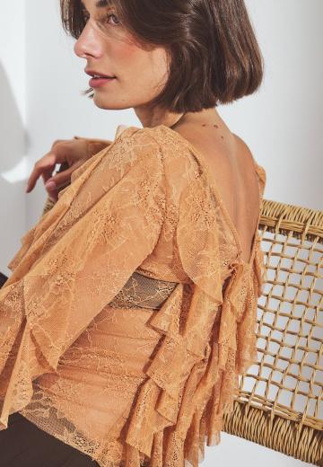 Кружевная блузка