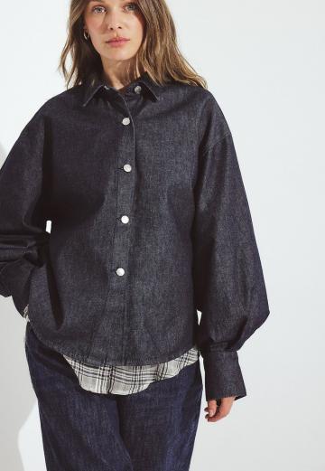 Джинсовая блузка