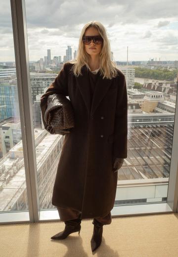 Шерстяное пальто