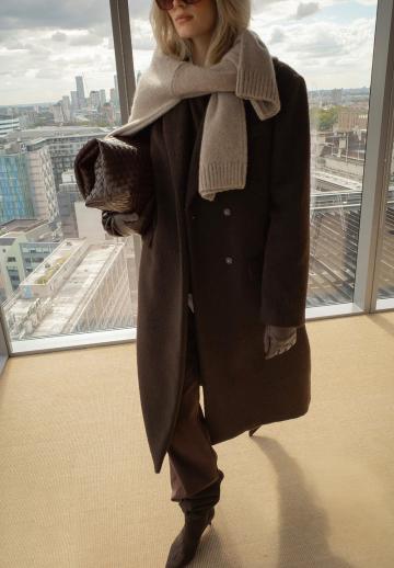 Шерстяное пальто