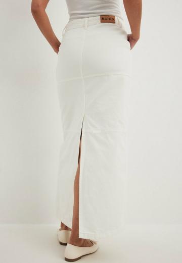 Юбка с накладными карманами