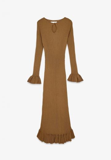 Вязаное платье