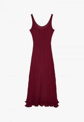 Вязаное платье