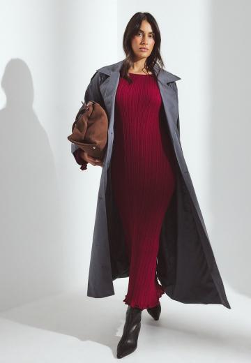 Вязаное платье