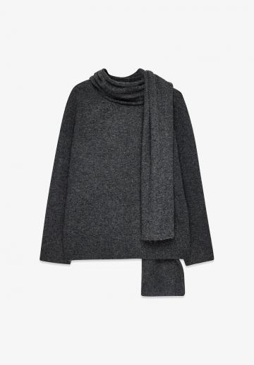 Длинный пуловер