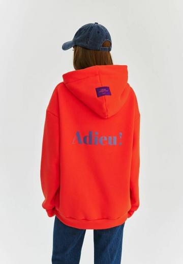 Пуловер с капюшоном