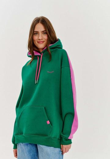 Пуловер с капюшоном