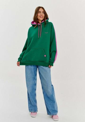 Пуловер с капюшоном