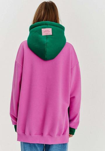 Пуловер с капюшоном