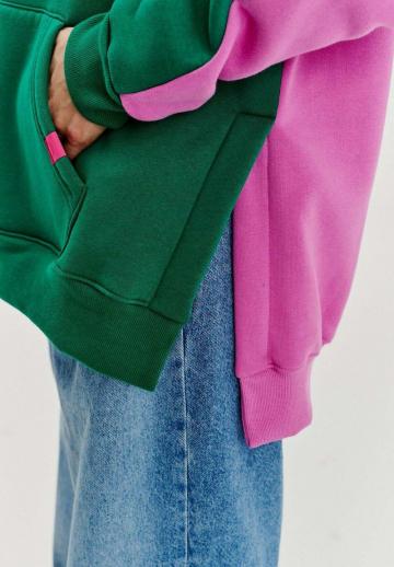 Пуловер с капюшоном