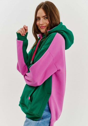 Пуловер с капюшоном