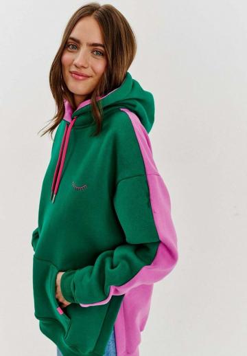 Пуловер с капюшоном