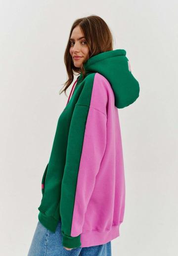 Пуловер с капюшоном
