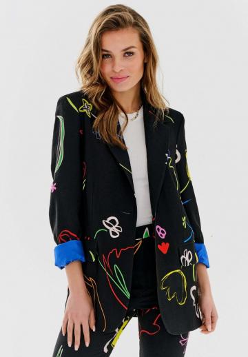 Длинный блейзер