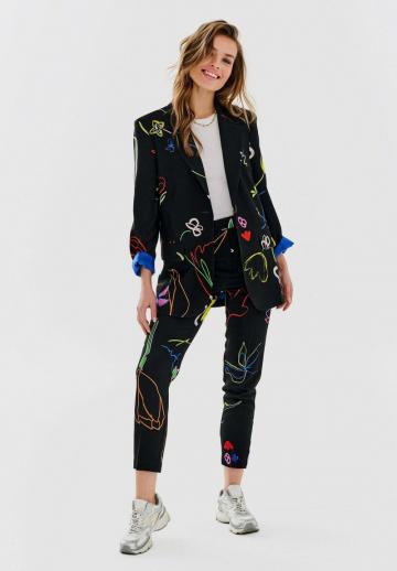 Длинный блейзер