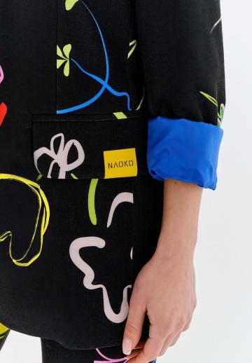 Длинный блейзер