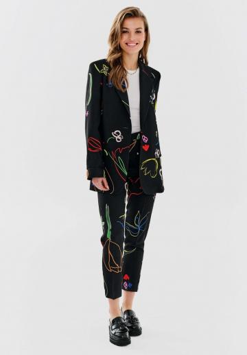 Длинный блейзер