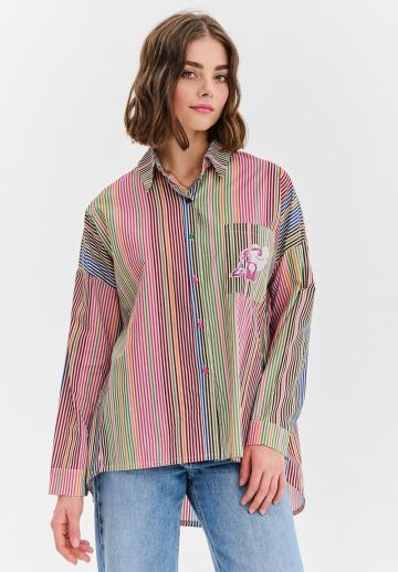 Длинная блузка