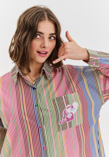 Длинная блузка