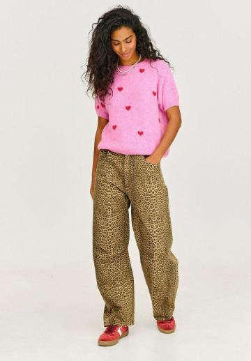 Пуловер с коротким рукавом