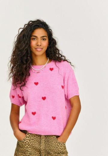 Пуловер с коротким рукавом