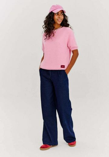 Пуловер с коротким рукавом