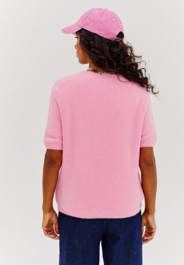 Пуловер с коротким рукавом
