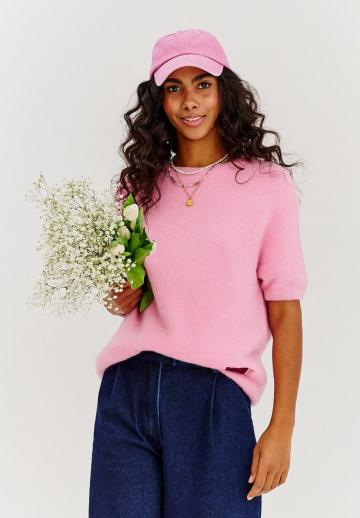 Пуловер с коротким рукавом