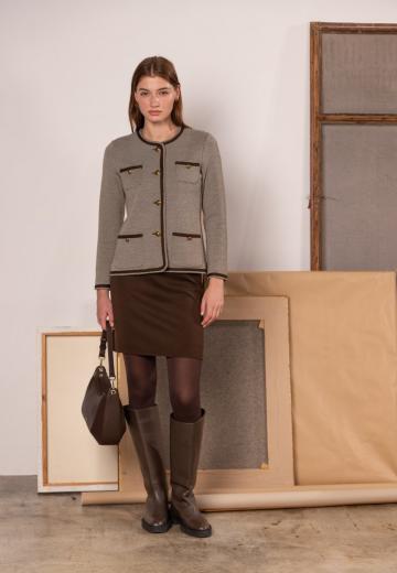 Жаккардовая кофта