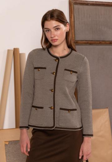 Жаккардовая кофта