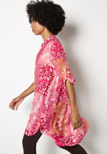 Длинная блузка