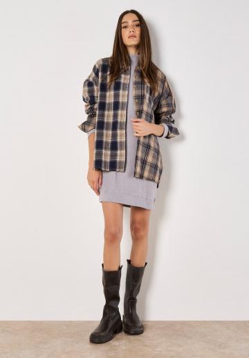 Вязаное платье