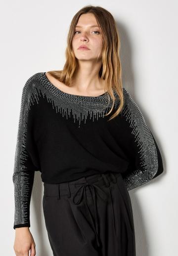 Длинный пуловер