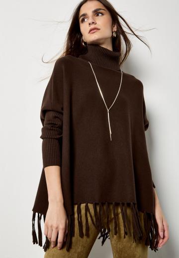 Длинный пуловер