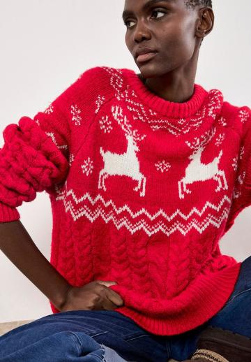 Длинный пуловер