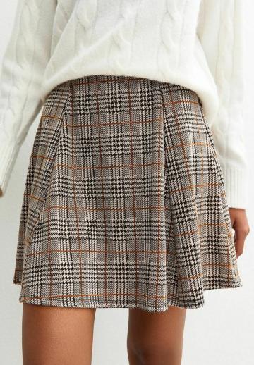 Юбка в клетку