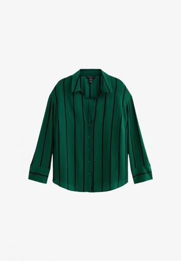 Атласная блузка