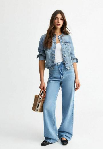 Джинсовая жилетка