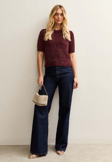 Пуловер с коротким рукавом