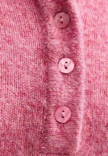 Пуловер с воротником поло