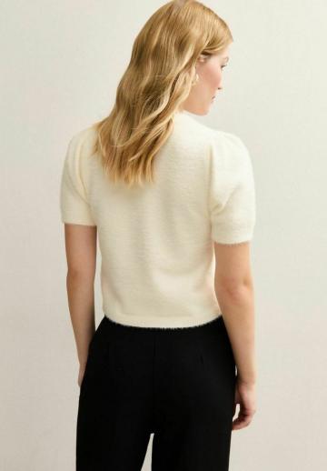 Пуловер с коротким рукавом