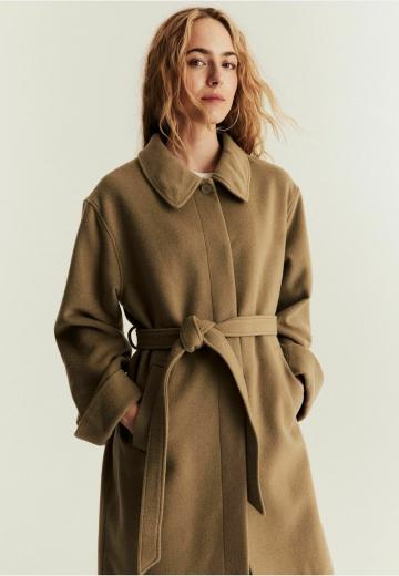 Шерстяное пальто