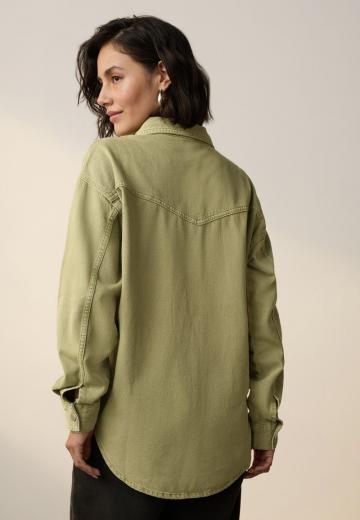 Джинсовая блузка