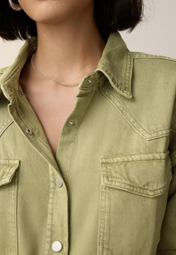 Джинсовая блузка