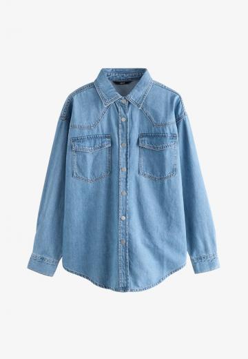 Джинсовая блузка